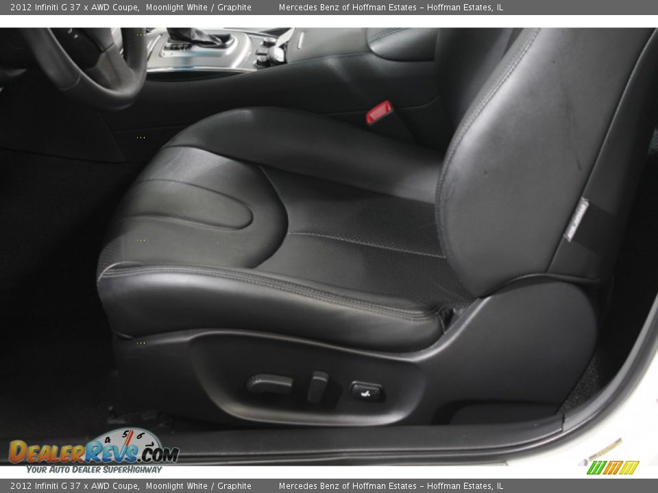 2012 Infiniti G 37 x AWD Coupe Moonlight White / Graphite Photo #18