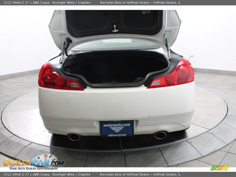 2012 Infiniti G 37 x AWD Coupe Moonlight White / Graphite Photo #21