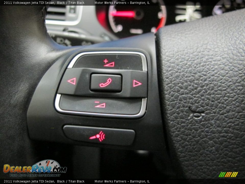 2011 Volkswagen Jetta TDI Sedan Black / Titan Black Photo #32