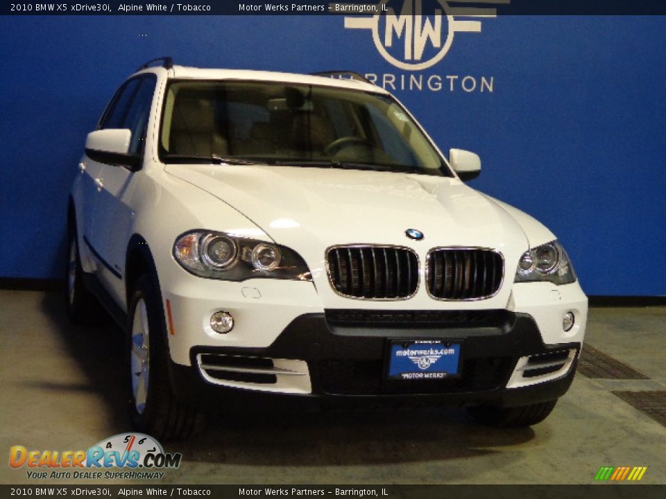 2010 BMW X5 xDrive30i Alpine White / Tobacco Photo #1