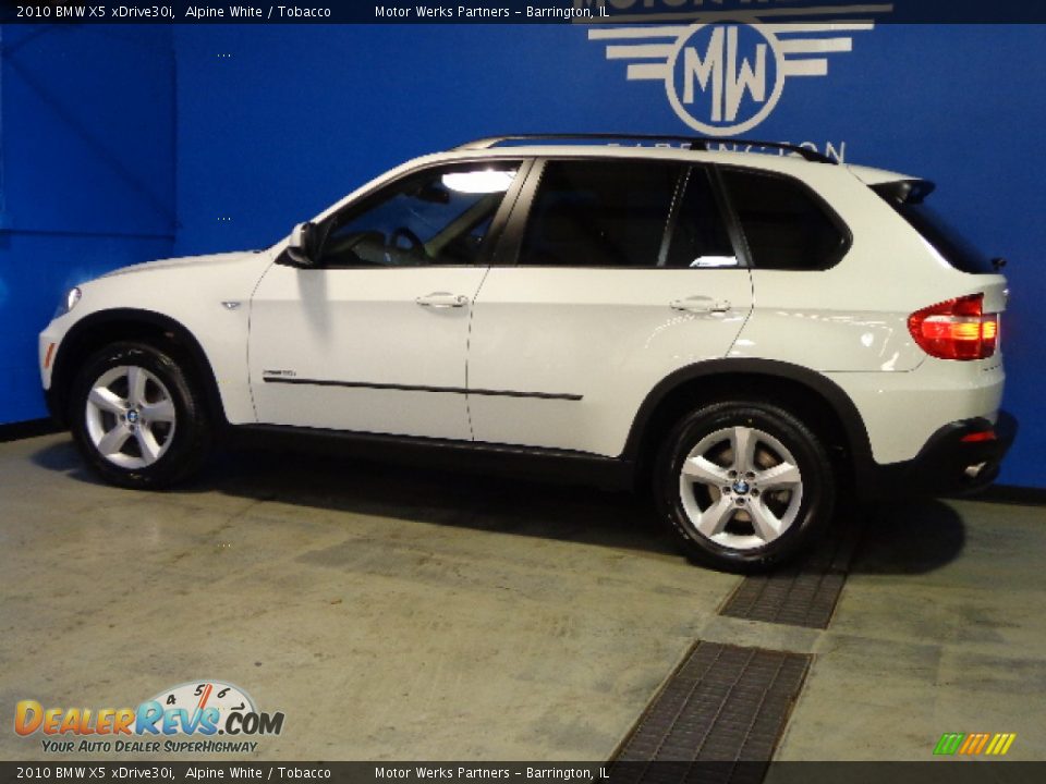 2010 BMW X5 xDrive30i Alpine White / Tobacco Photo #4