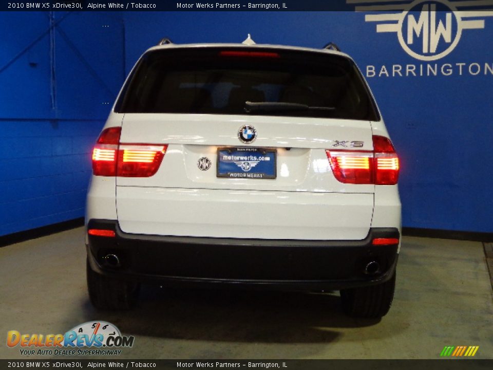 2010 BMW X5 xDrive30i Alpine White / Tobacco Photo #6
