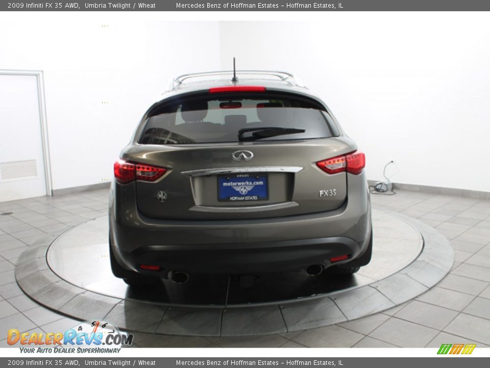 2009 Infiniti FX 35 AWD Umbria Twilight / Wheat Photo #4