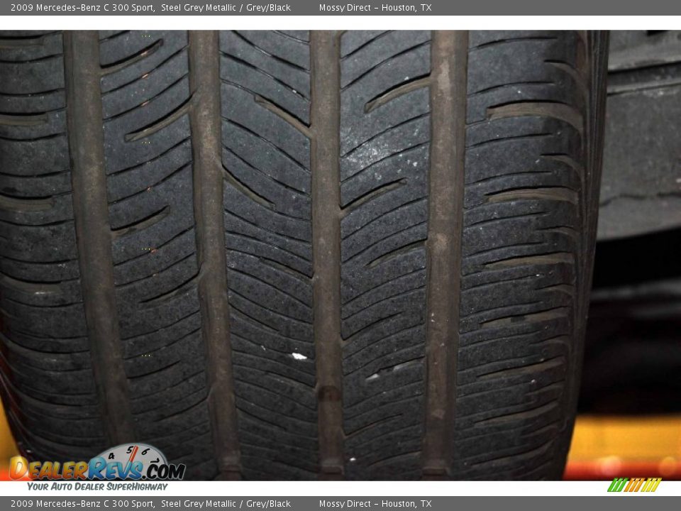 2009 Mercedes-Benz C 300 Sport Steel Grey Metallic / Grey/Black Photo #7