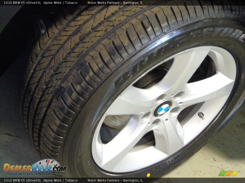 2010 BMW X5 xDrive30i Alpine White / Tobacco Photo #9