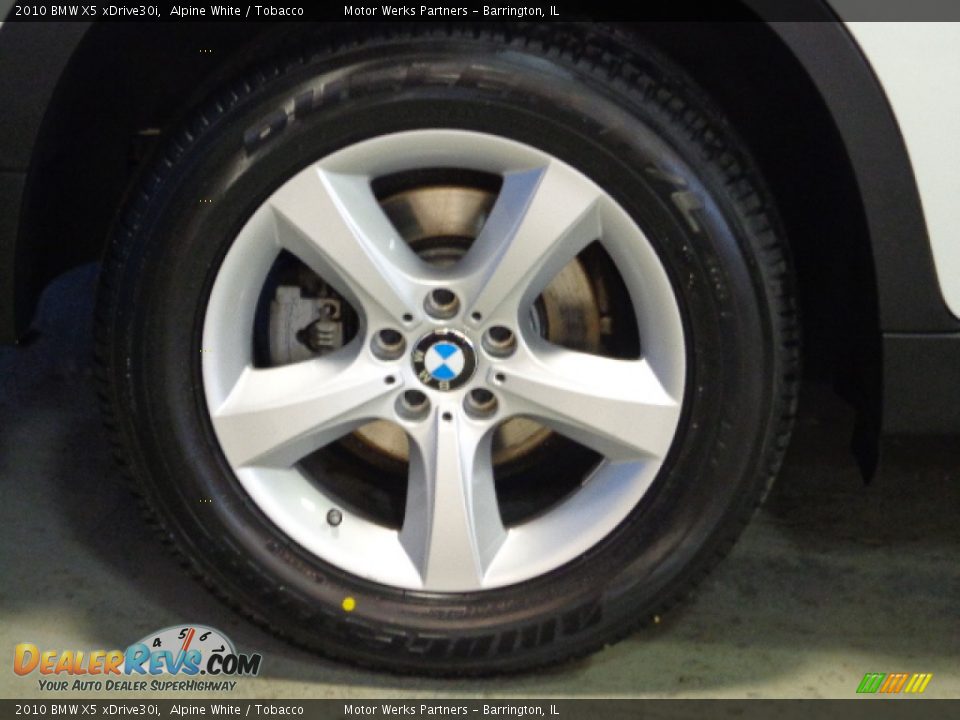 2010 BMW X5 xDrive30i Alpine White / Tobacco Photo #11