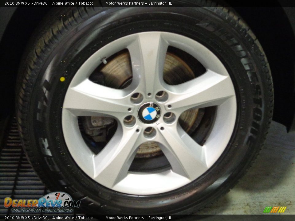 2010 BMW X5 xDrive30i Alpine White / Tobacco Photo #12