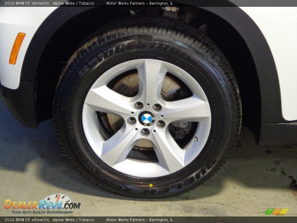 2010 BMW X5 xDrive30i Alpine White / Tobacco Photo #13
