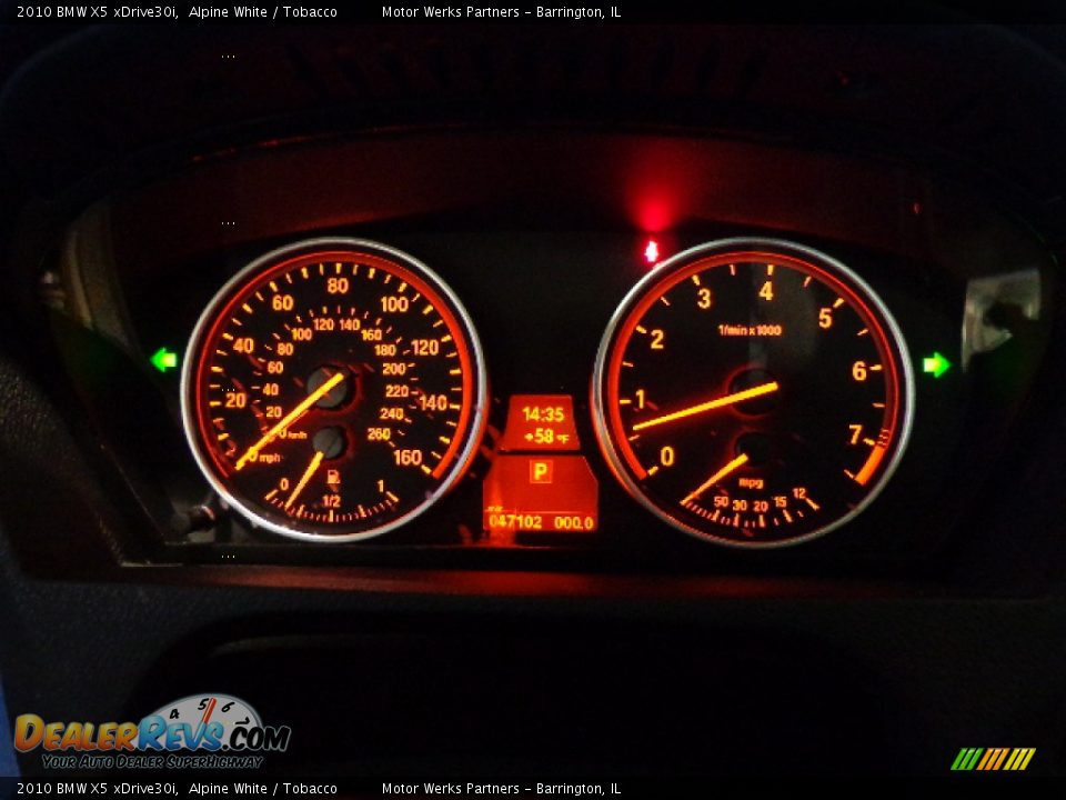 2010 BMW X5 xDrive30i Alpine White / Tobacco Photo #15