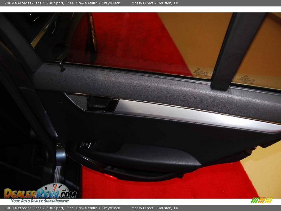 2009 Mercedes-Benz C 300 Sport Steel Grey Metallic / Grey/Black Photo #17