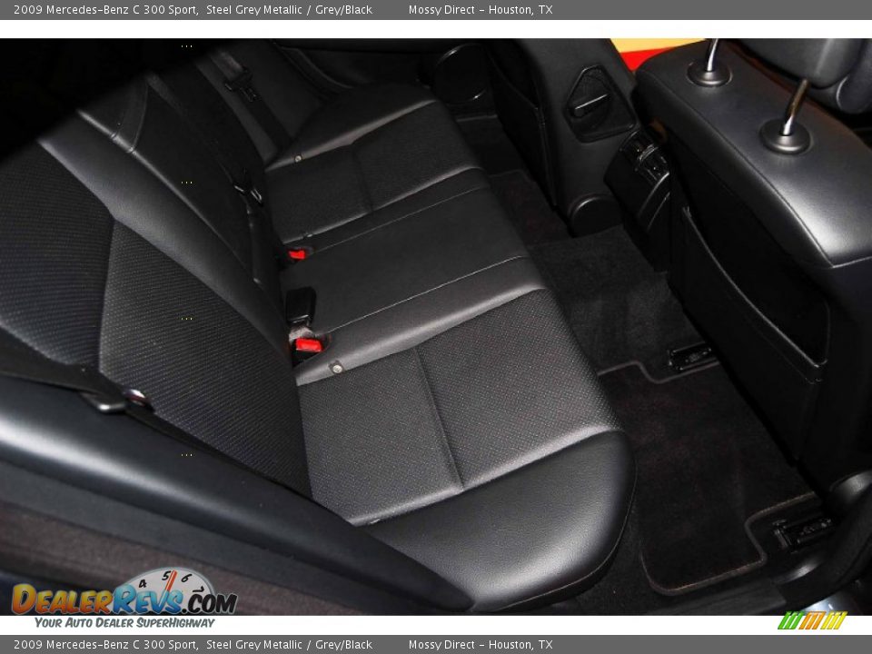 2009 Mercedes-Benz C 300 Sport Steel Grey Metallic / Grey/Black Photo #18