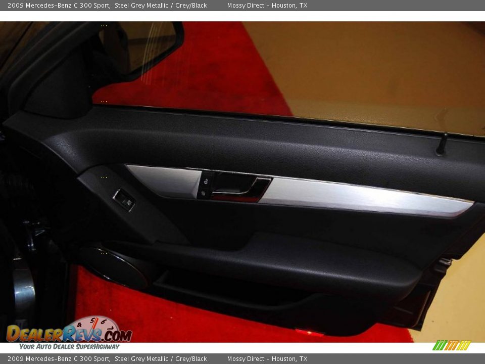 2009 Mercedes-Benz C 300 Sport Steel Grey Metallic / Grey/Black Photo #19