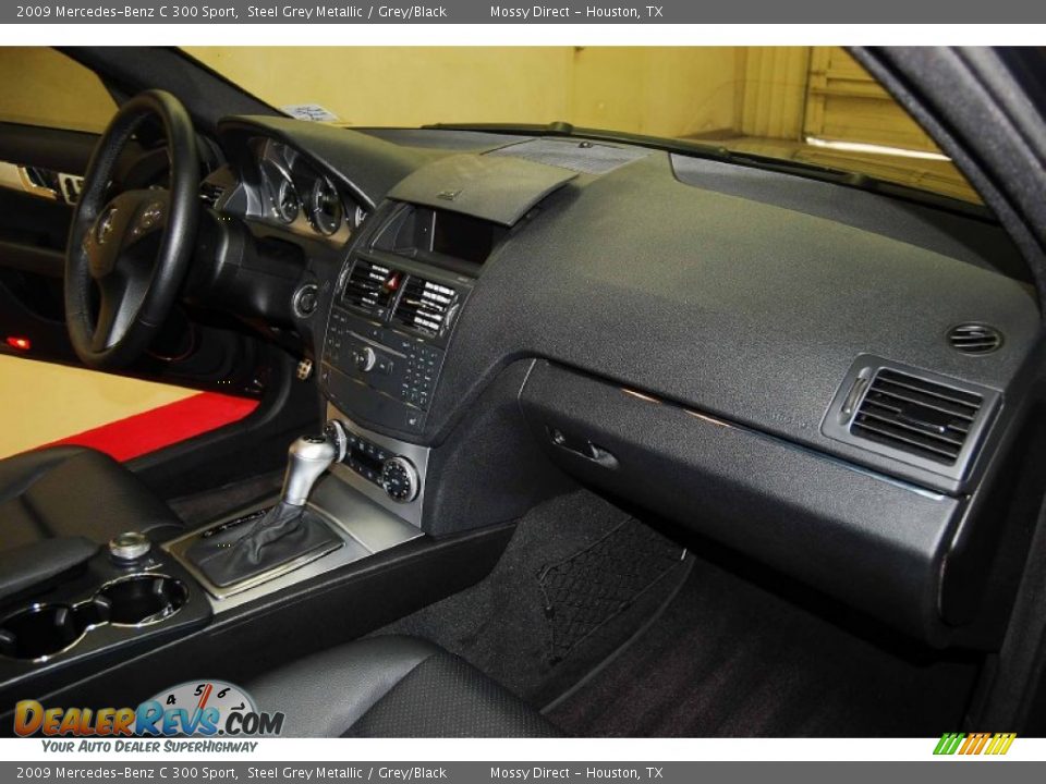 2009 Mercedes-Benz C 300 Sport Steel Grey Metallic / Grey/Black Photo #21
