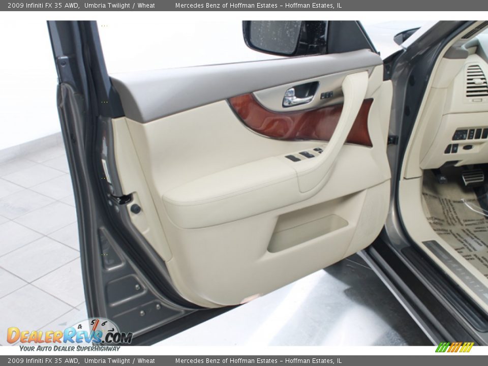 2009 Infiniti FX 35 AWD Umbria Twilight / Wheat Photo #16