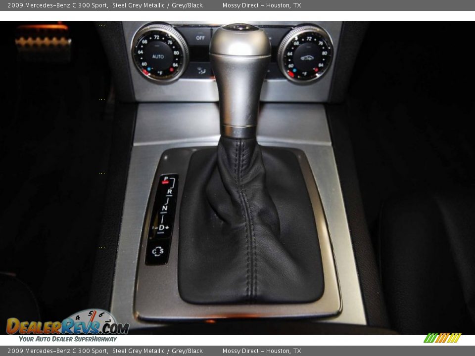 2009 Mercedes-Benz C 300 Sport Steel Grey Metallic / Grey/Black Photo #22
