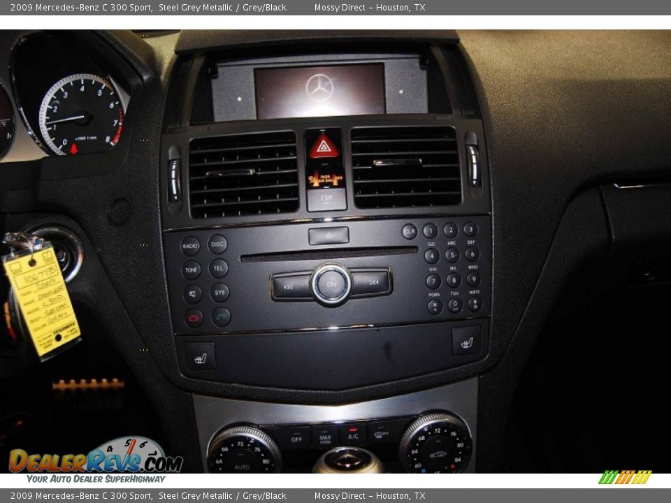 2009 Mercedes-Benz C 300 Sport Steel Grey Metallic / Grey/Black Photo #23