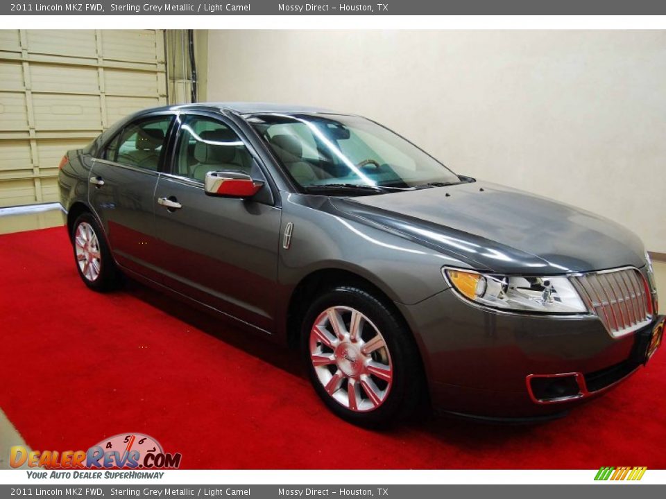 2011 Lincoln MKZ FWD Sterling Grey Metallic / Light Camel Photo #1