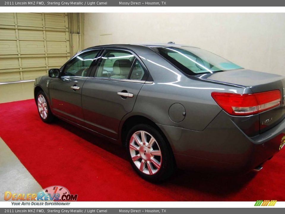 2011 Lincoln MKZ FWD Sterling Grey Metallic / Light Camel Photo #4