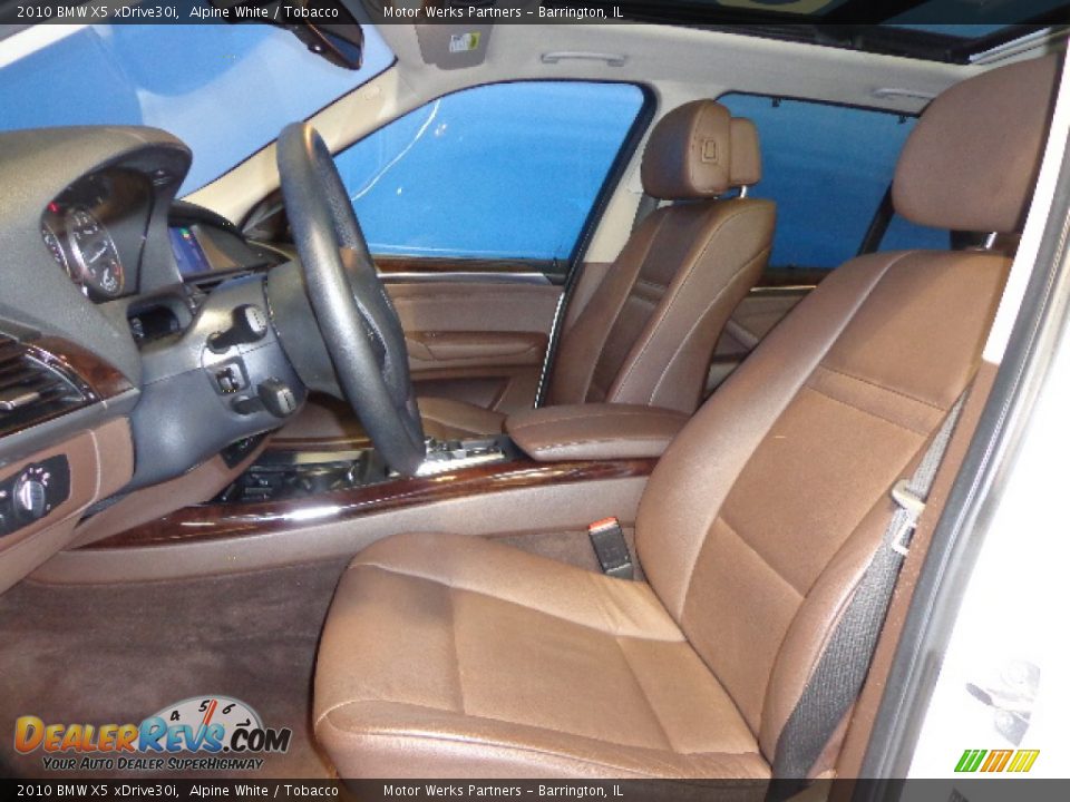 2010 BMW X5 xDrive30i Alpine White / Tobacco Photo #29