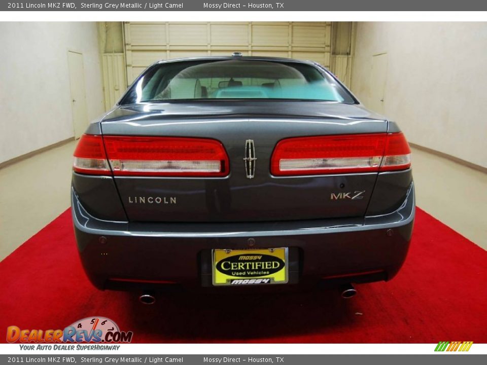 2011 Lincoln MKZ FWD Sterling Grey Metallic / Light Camel Photo #5