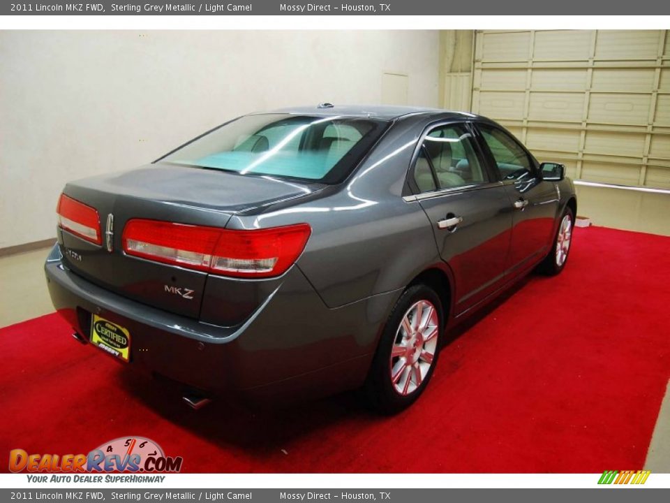 2011 Lincoln MKZ FWD Sterling Grey Metallic / Light Camel Photo #6