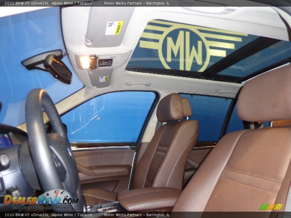 2010 BMW X5 xDrive30i Alpine White / Tobacco Photo #32