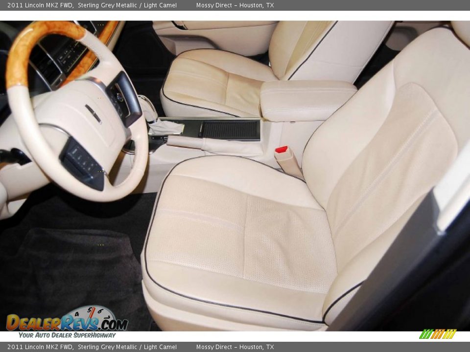 2011 Lincoln MKZ FWD Sterling Grey Metallic / Light Camel Photo #10