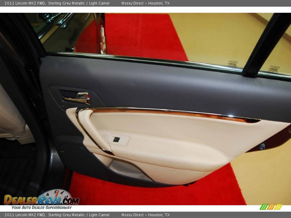 2011 Lincoln MKZ FWD Sterling Grey Metallic / Light Camel Photo #16