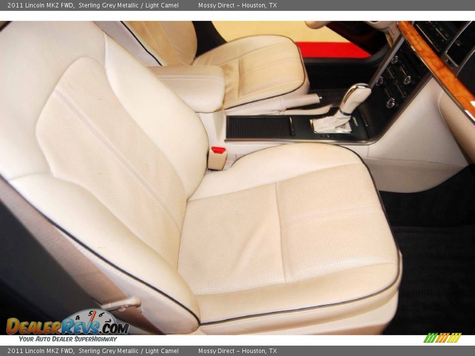 2011 Lincoln MKZ FWD Sterling Grey Metallic / Light Camel Photo #19