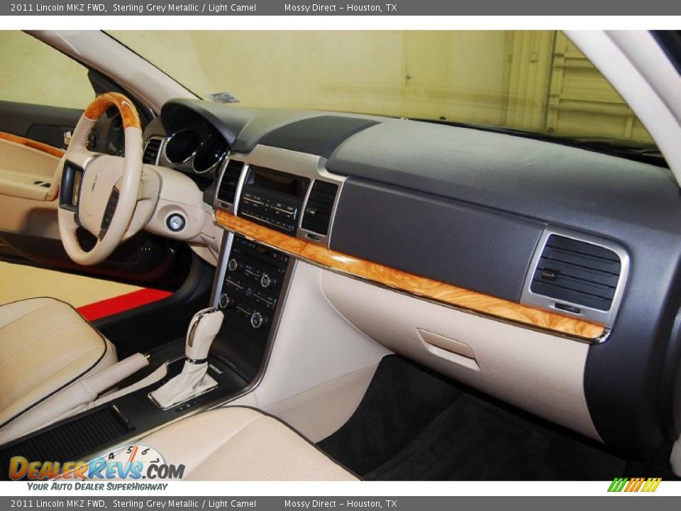 2011 Lincoln MKZ FWD Sterling Grey Metallic / Light Camel Photo #20