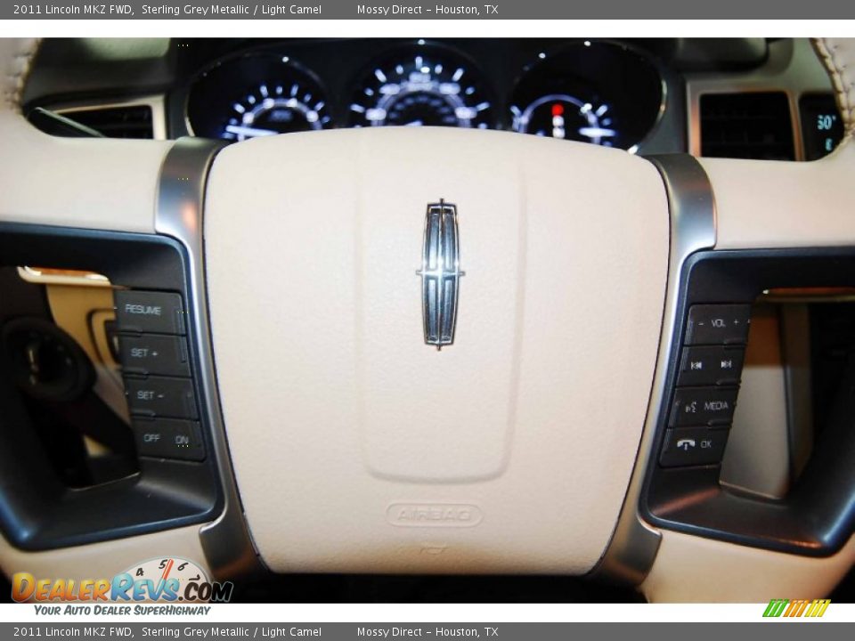 2011 Lincoln MKZ FWD Sterling Grey Metallic / Light Camel Photo #23