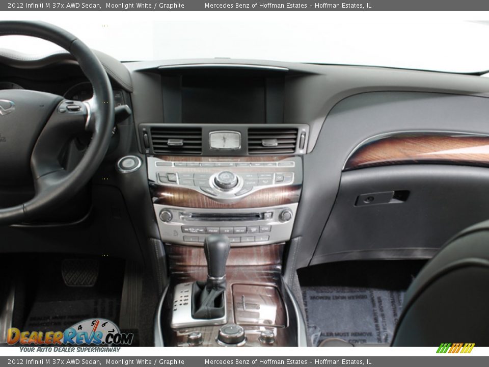 2012 Infiniti M 37x AWD Sedan Moonlight White / Graphite Photo #9
