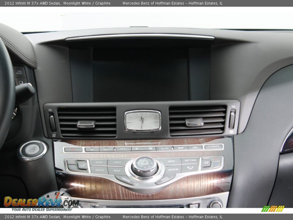 2012 Infiniti M 37x AWD Sedan Moonlight White / Graphite Photo #10