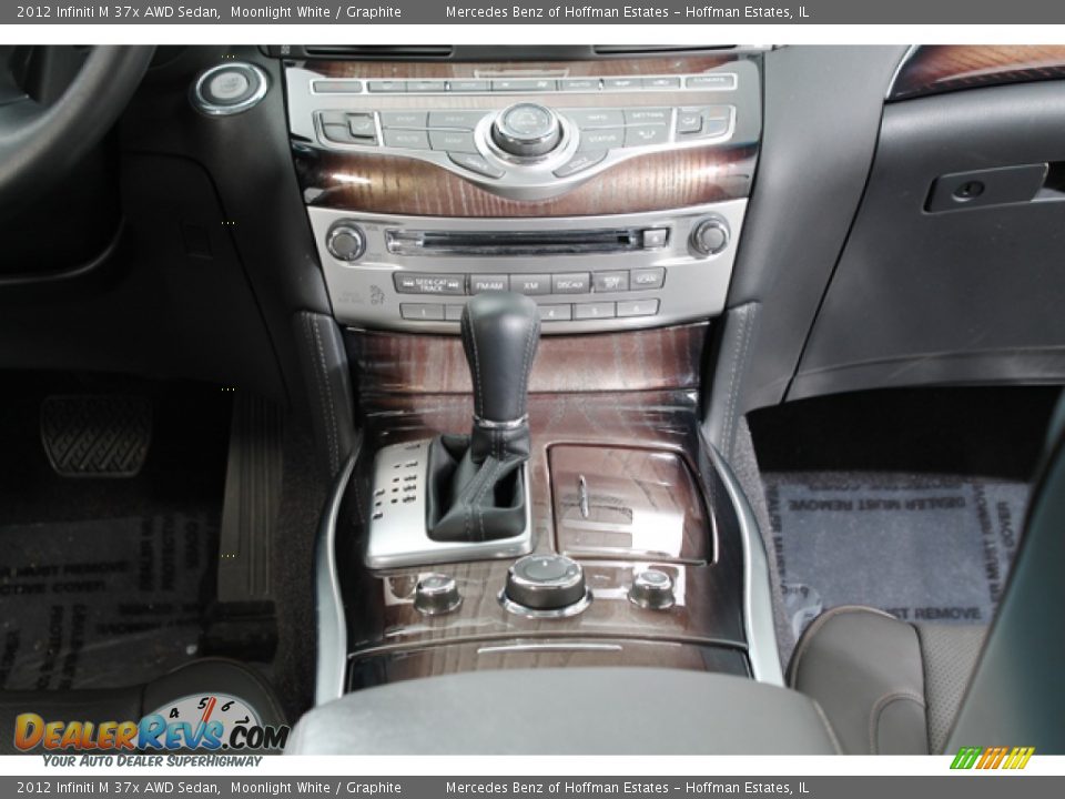 2012 Infiniti M 37x AWD Sedan Moonlight White / Graphite Photo #11