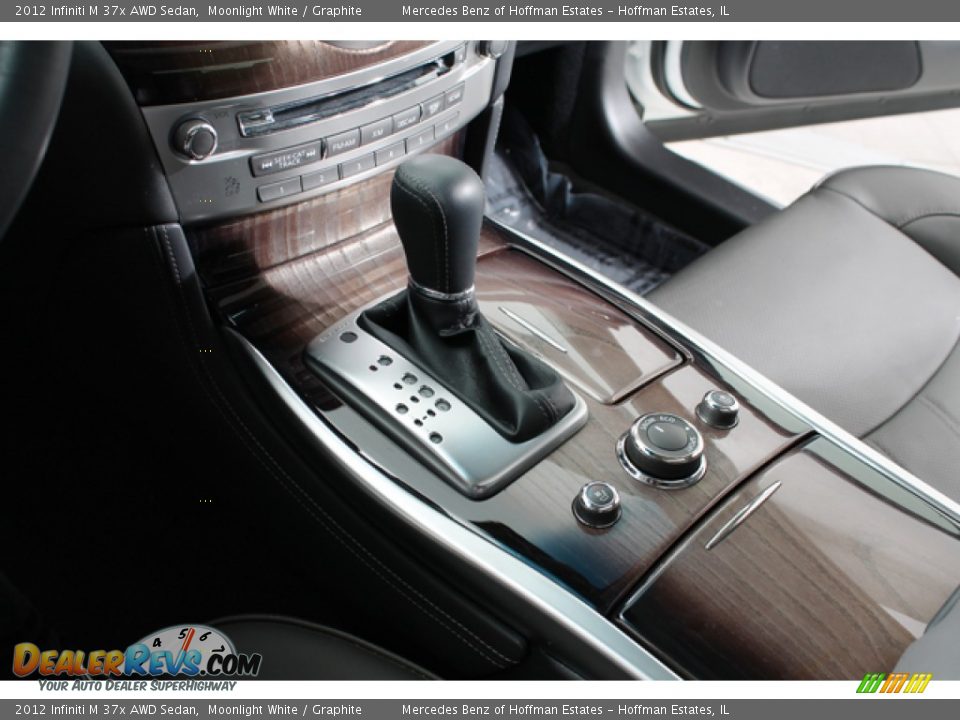 2012 Infiniti M 37x AWD Sedan Moonlight White / Graphite Photo #12