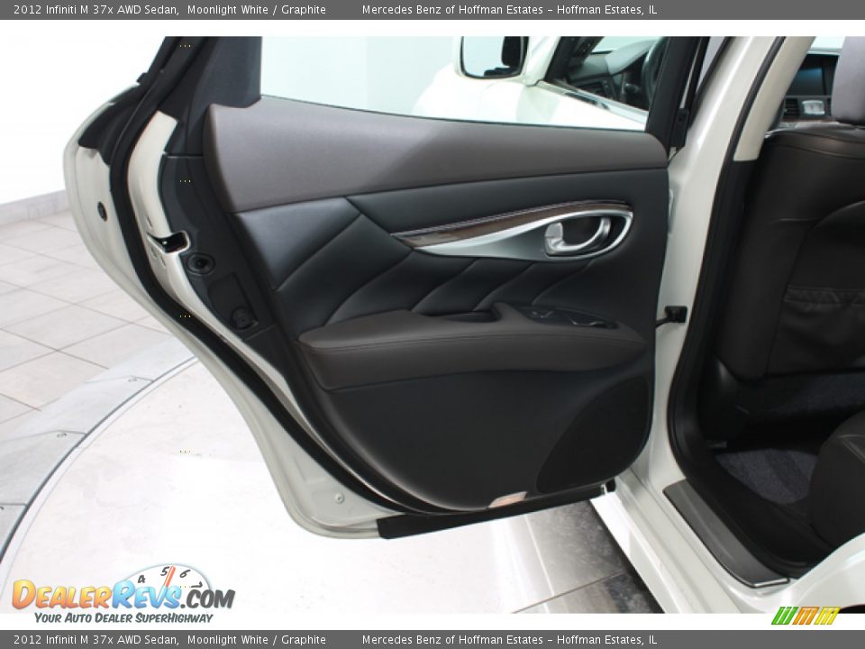 2012 Infiniti M 37x AWD Sedan Moonlight White / Graphite Photo #15