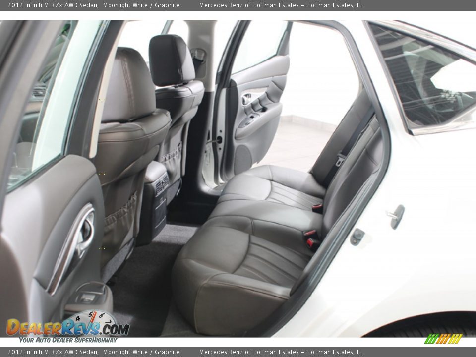 2012 Infiniti M 37x AWD Sedan Moonlight White / Graphite Photo #19