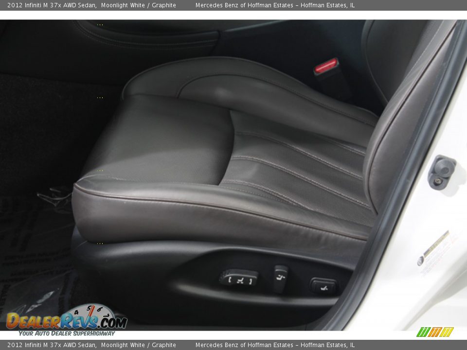 2012 Infiniti M 37x AWD Sedan Moonlight White / Graphite Photo #20