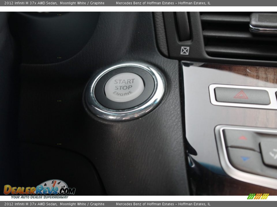 2012 Infiniti M 37x AWD Sedan Moonlight White / Graphite Photo #21