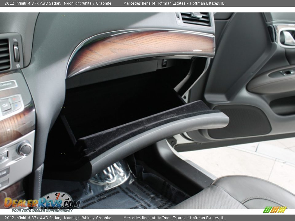 2012 Infiniti M 37x AWD Sedan Moonlight White / Graphite Photo #22
