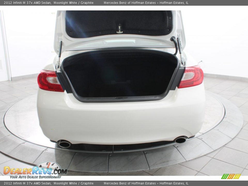 2012 Infiniti M 37x AWD Sedan Moonlight White / Graphite Photo #23
