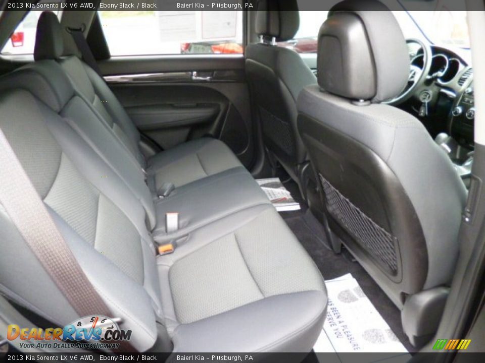 Rear Seat of 2013 Kia Sorento LX V6 AWD Photo #12