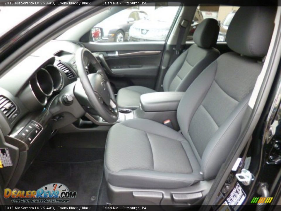 Front Seat of 2013 Kia Sorento LX V6 AWD Photo #16
