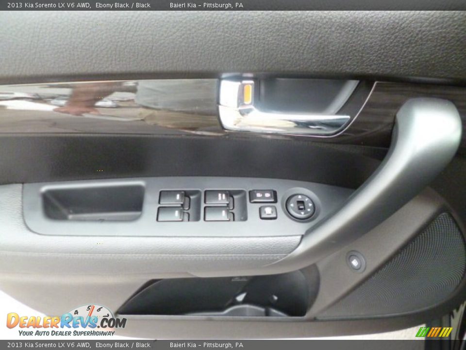 2013 Kia Sorento LX V6 AWD Ebony Black / Black Photo #18