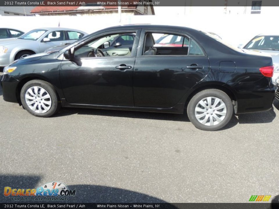2012 Toyota Corolla LE Black Sand Pearl / Ash Photo #4