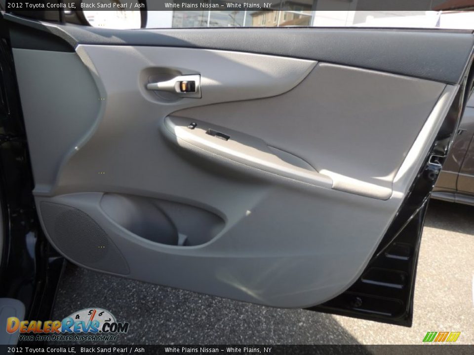 2012 Toyota Corolla LE Black Sand Pearl / Ash Photo #8