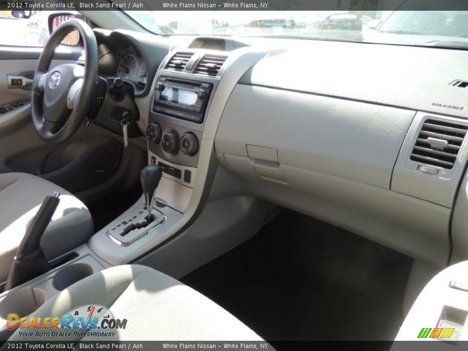 2012 Toyota Corolla LE Black Sand Pearl / Ash Photo #9