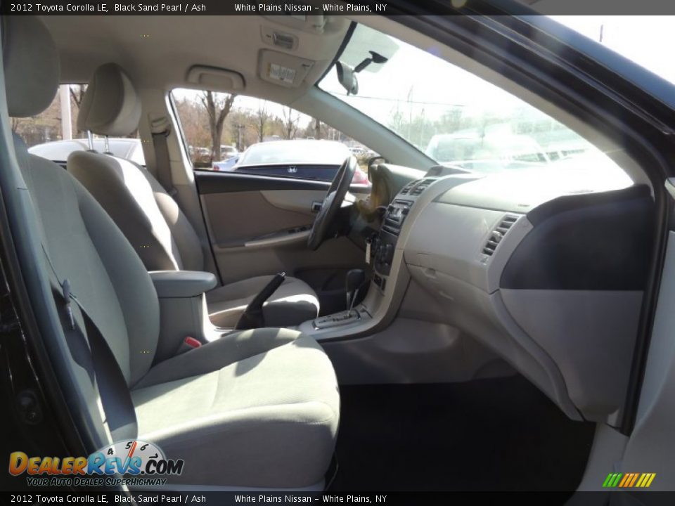 2012 Toyota Corolla LE Black Sand Pearl / Ash Photo #10