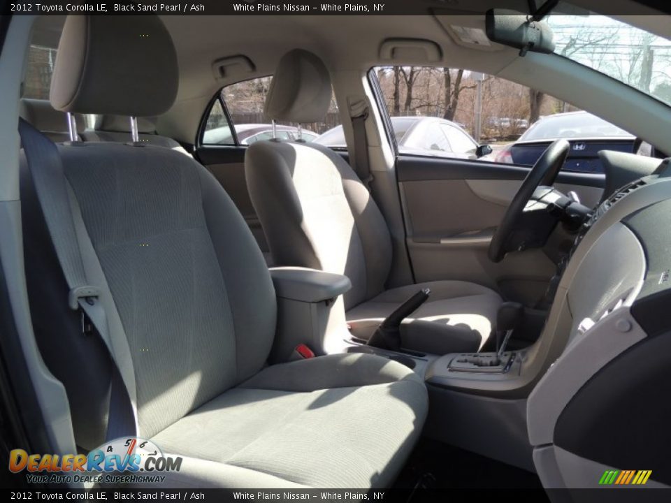 2012 Toyota Corolla LE Black Sand Pearl / Ash Photo #11