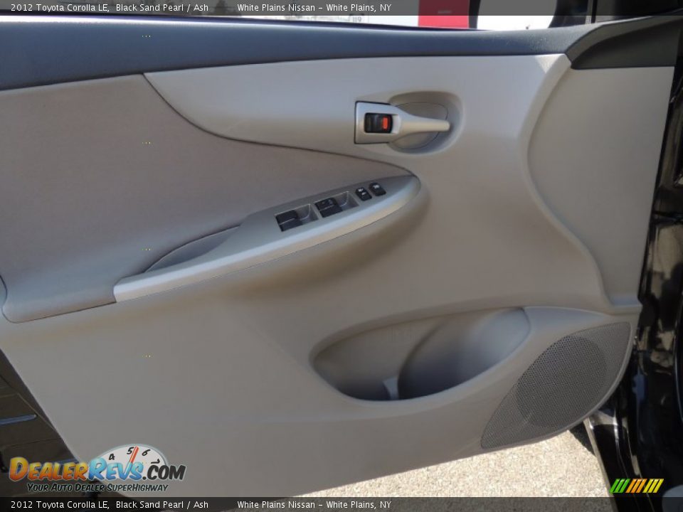 2012 Toyota Corolla LE Black Sand Pearl / Ash Photo #12